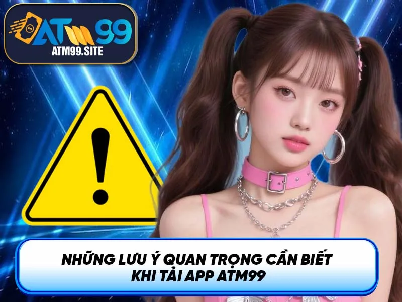 Những lưu ý quan trọng cần biết khi tải app ATM99